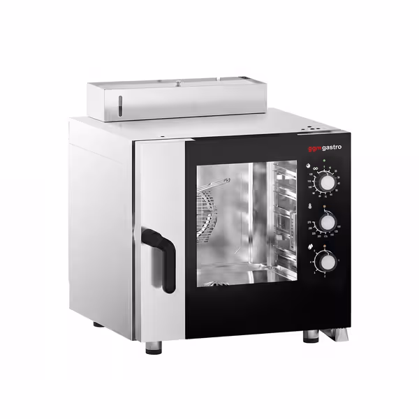 Commercial Electric Combi Oven - Manual Controls - 5x GN 1/1 - incl. Manual washing system