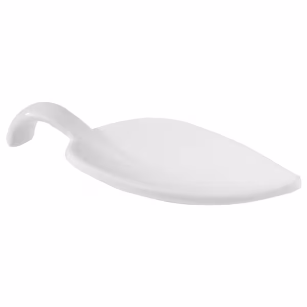 (50 adet) Sunum Kaşığı LEAF - Melamin - 100mm - Beyaz