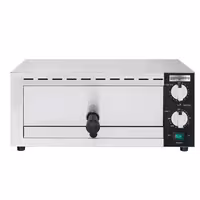 Electric Pizza Oven - Single Deck - Stone Deck - 1 - Ø 33cm (13") - 230V Single Phase - Mechanical Controls - up to 300°C
