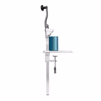 Manual Bench Can Opener - Shaft Length: 480mm - Stainless Steel - Max Can Height: 25cm