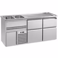 Direct Draw Beer Dispenser / Kegerator PREMIUM PLUS- 1950x700mm - with 4 drawers