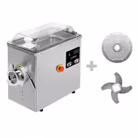 Električni stroj za mljevenje mesa – glava 22 - 400 kg/h - 1,5 kW - 230 V (monofazni) - 1400 o/min - s hlađenjem - ploča 4 mm
