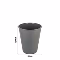 (24 pcs) Polycarbonate Cup (reusable) - 300ml - Grey
