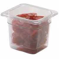 (6 szt.) CAMBRO | Pojemnik GN 1/6 CAMVIEW® – kopolimer – wysokość: 150 mm – bez BPA – przezroczysty