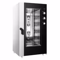 Commercial Electric Combi Oven - Manual Controls - 20x GN 1/1 - incl. Trolley rack