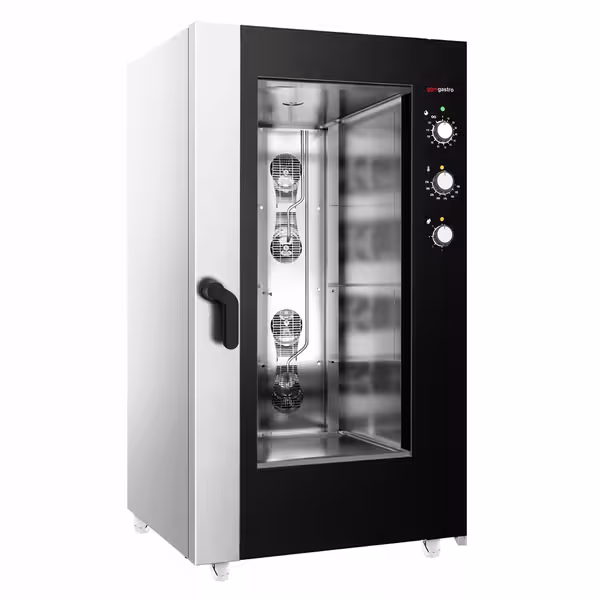 Commercial Electric Combi Oven - Manual Controls - 20x GN 1/1 - incl. Trolley rack