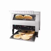 Tračni toster - Mehaničko - 2,3 kW - kapacitet cca 200 kriški/sat - za peciva i kruh