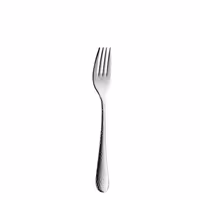 (12 pieces) WMF | Sitello Table Fork – 18/10 Stainless Steel - 185 mm - Polished - Hammered Finish