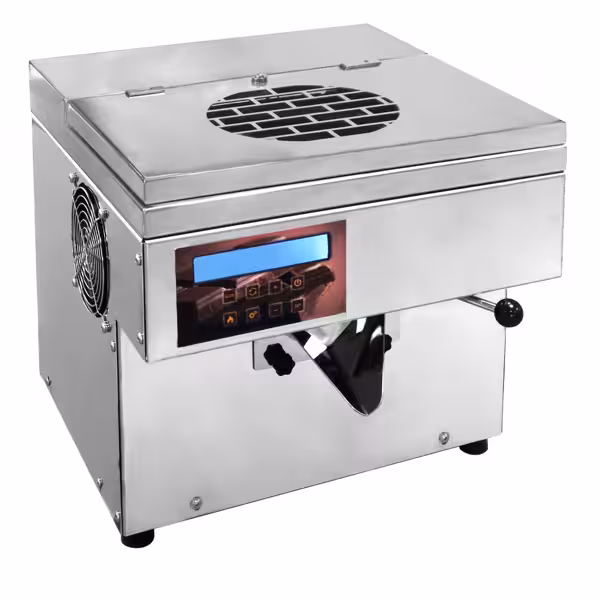Profesyonel Çikolata Temperleme Makinesi Chocotemper - 2,5kg - 500W - Depolama yüzeyi ve glazür bölgesi dahil