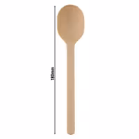 (540 pcs) Reusable Spoon - 180mm - Natural