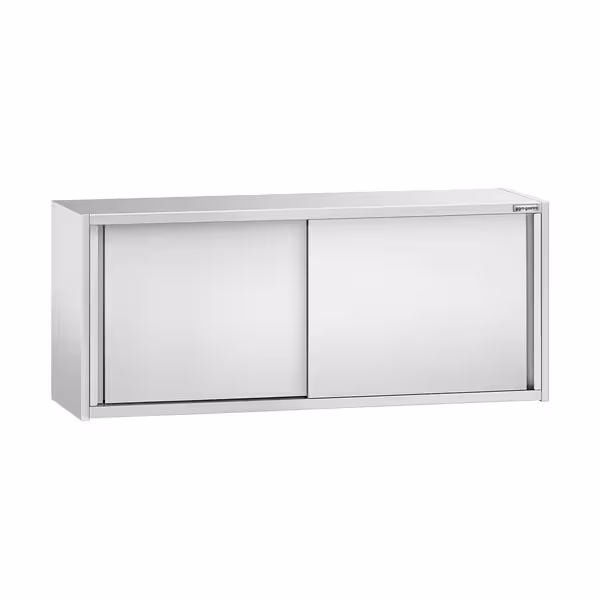 خزانة حائط ستانلس ستيل PREMIUM - 1800x400mm - مع باب انزلاقي - ارتفاع 650 mm