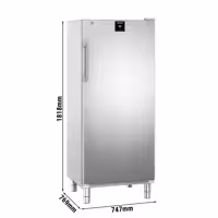 LIEBHERR | Szafa mroźnicza PERFECTION – stal nierdzewna – 472 L – od -26 do -9 °C – z wnętrzem z tworzywa sztucznego – z 1 drzwiami