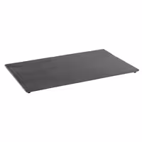 (6 adet) VALO Sunum Tabağı - Dikdörtgen - Doğal arduvaz taş - GN 1/1 - 530x325mm - Siyah