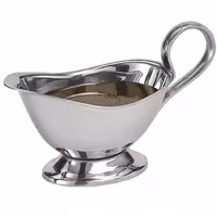 (6 pcs) Gravy Boat PROFI - Stainless steel 18/8 - 120ml - 160x72x93mm