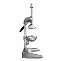 Heavy Duty Lever Citrus Press - Ergonomic Handle(s) - Textured Grey - Cast Iron
