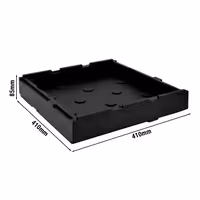 Base or Lid - Pizza System Single - 410x410x85mm