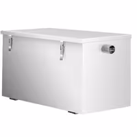 Profesionalni separator masti - 44 l - s taložnikom 16 l - do 100 obroka/dan - samostojeći - inox - sukladno EN 1825 - s košarom za krute tvari - s protumirisnim zatvaračem