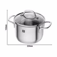 ZWILLING | Garnek wysoki PICO – Ø 140 mm – 1,3 L – z pokrywką