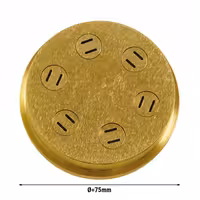 Ploče za stroj za tartlete NMS - Tagliatelle 6 mm - Ø 75 mm - kompatibilno s NMSM8 & NMSPS
