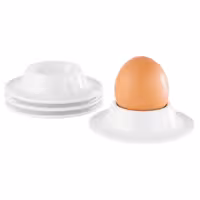 (6 adet) Yumurtalık EGGY - 4'lü Set - Melamin - Ø85mm - Beyaz