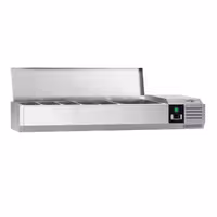 Countertop Prep Well / Refrigerated Topping Unit PREMIUM - 1500x395mm - 6x GN 1/3