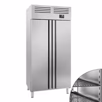 Frigoriferu Premium PLUS tal-Azzar Inossidabbli – GN 1/1 – 745 litri – b'2 bibien