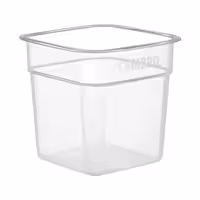 (6 pieces) CAMBRO | CAMSQUARES® FreshPro Food Containers – 0.9 L – BPA‑free, dishwasher‑safe