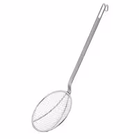 Fritőzkanál - Ø 140 mm - nyélhossz: 340 mm - rozsdamentes acél
