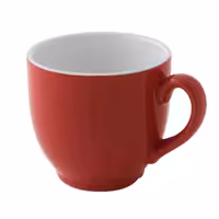 (6 kom) Colors - Šalica za kavu - 140 ml - Crvena