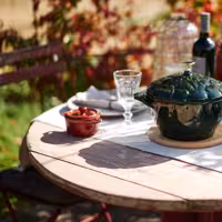 STAUB | CERAMIQUE - Mini Cocotte - Ø 100mm - rund - keramik - antik koppar