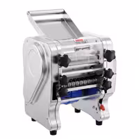 Maszyna do makaronu – elektryczna – długość wałka: 160 mm – 5 kg/h – z wałkownicą do ciasta