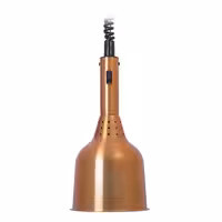 Infracrvena grijaća svjetiljka - 250 W - sjenilo Ø 180 mm - podesiva po visini - bakarna