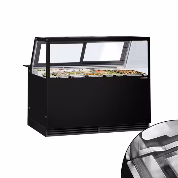 Serve Over Counter KAISA - 1500x1048mm - double glazing - capacity 420 litres