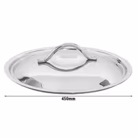 غطاء قدر - ستانلس ستيل - Ø 450 mm