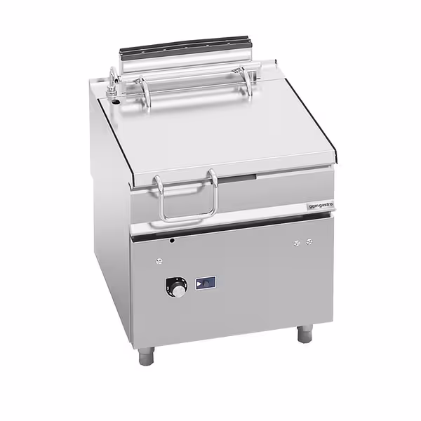 Billenő serpenyő - gázüzemű - 80 literes - 20 kW - motoros billentéssel