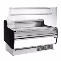Serve Over Counter - 1310mm - with 2 doors - 1 shelf - white front panel - capacity 144 litres