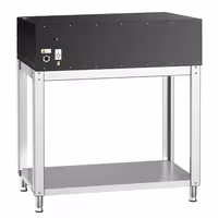 Electric Deck Pizza Oven - Single Deck - Refractory Stone Deck - 6 x Ø 35cm (13.8") - Touchscreen Controls - up to 400°C - incl. Base frame