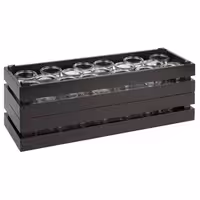 Ahşap Sunum Kutusu - SUPERBOX - Ahşap - Siyah - köşeli - 555x185x105mm
