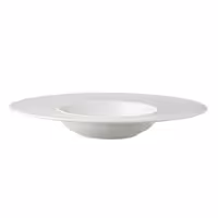(6 adet) WHITE DELIGHT - Çukur Tabak Yuvarlak - Porselen, Ø300mm, Beyaz