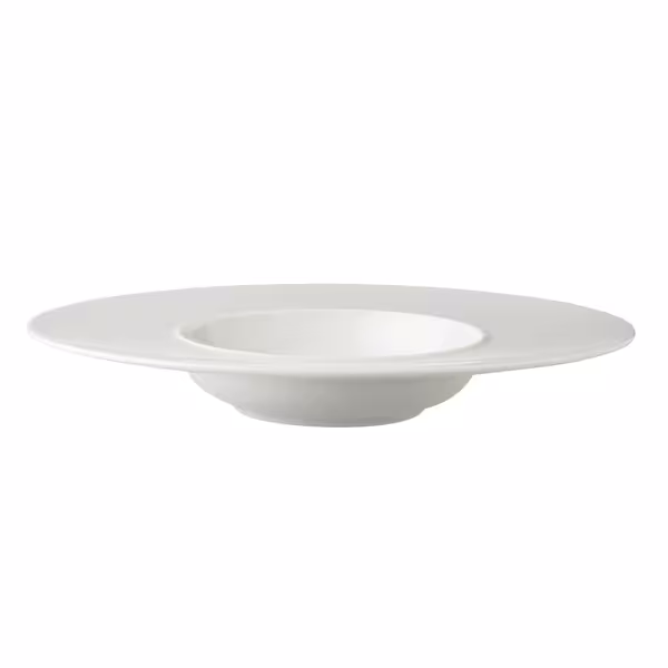 (6 adet) WHITE DELIGHT - Çukur Tabak Yuvarlak - Porselen, Ø300mm, Beyaz