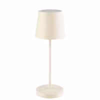 Şarj Edilebilir Masa Lambası - MERLE MINI MINI - 3 kademeli kısılabilir - Ø90x250mm - Whisper White