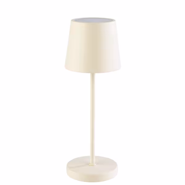 Şarj Edilebilir Masa Lambası - MERLE MINI MINI - 3 kademeli kısılabilir - Ø90x250mm - Whisper White