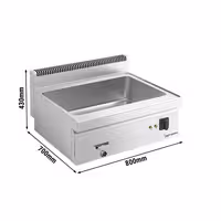 Električni vodeni kupelji – 2,4 kW – 2x GN 1/1 ili 4x GN 1/2