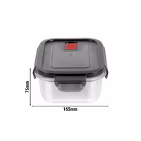 ZWILLING | GUSTO - Pravokutna staklenka - Prozirna - 1,4 litra