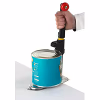 Bonzer | Manual Bench Can Opener - Shaft Length: 400mm - Stainless Steel - Max Can Height: 35cm