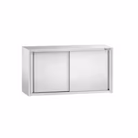 RVS wandkast PREMIUM - 1200x400x650mm - met schuifdeuren