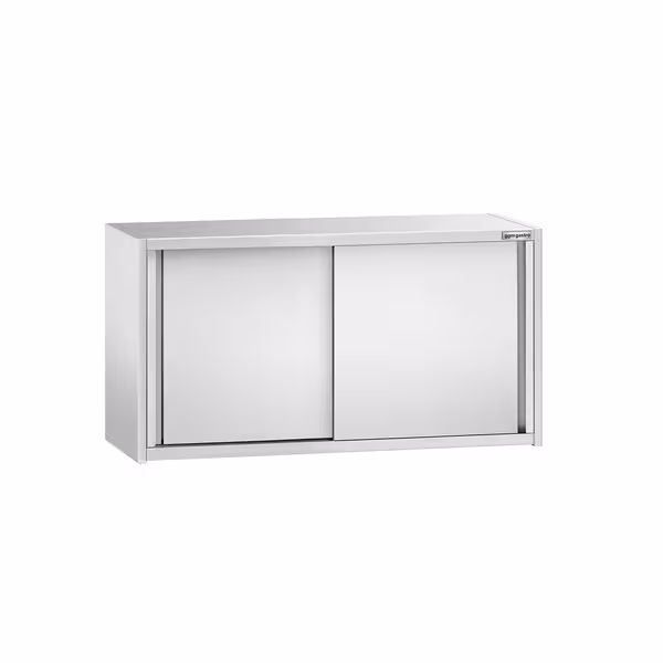 خزانة حائط ستانلس ستيل PREMIUM - 1200x400mm - مع باب انزلاقي - ارتفاع 650 mm