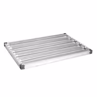 Baguette Tray - Aluminium - 603x400mm - with 5 moulds