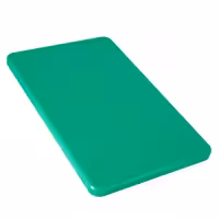Griešanas dēlis - 600x400 mm - Biezums: 20 mm - HACCP atbilstošs - PE500 (HDPE) polietilēns - Zaļš - Var mazgāt trauku mazgājamā mašīnā (īsais cikls) - Neslīdošas kājiņas