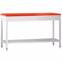 RST-työpöytä PREMIUM - 1800x700 mm - alatasolla - sis. leikkuulauta punainen
